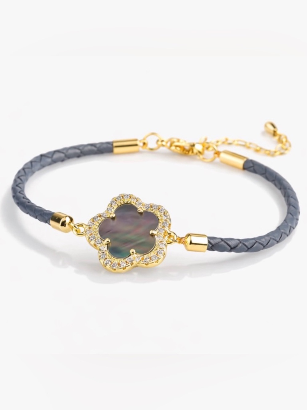 Gray Flower Bracelet